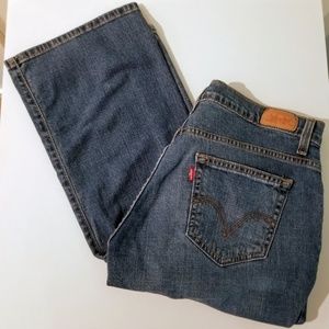 Levi's 529 Curvy Boot High Waisted Jeans